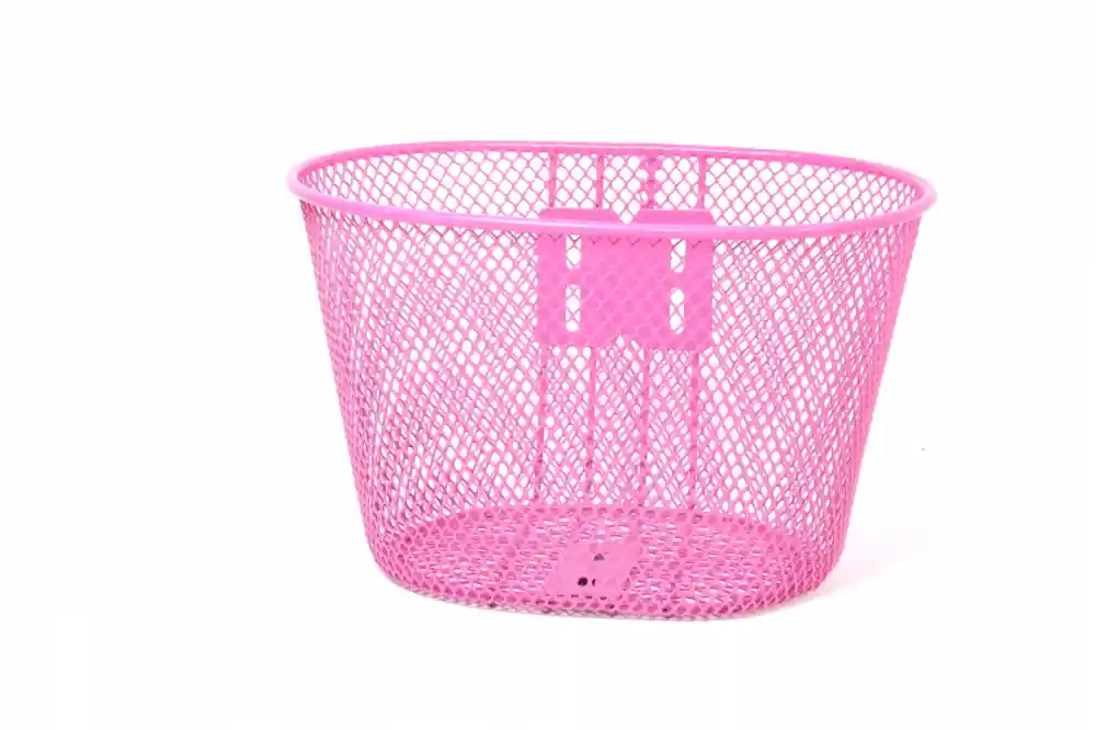 Cumpără acum Cos biciclete copii, material metalic, culoare roz, montaj fata