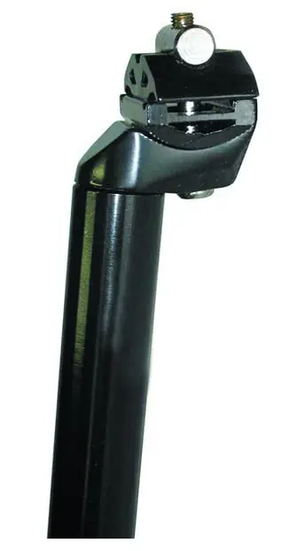 Tija Sa 28.6mm Alu L400mm Negru Prindere 1 Surub Plată securizată