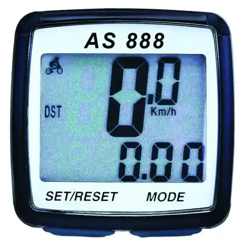 Reducere extra Kilometraj Digital AS 888 8 Functii Cu Fir Negru/Alb
