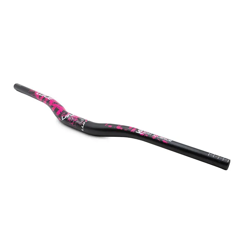 Ghidon 720mm cu rise 25mm negru/roz Promoție