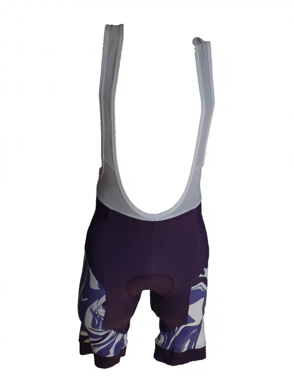 Pantaloni Ciclism culoare mov/alb , Marimea S Ofertă de sezon
