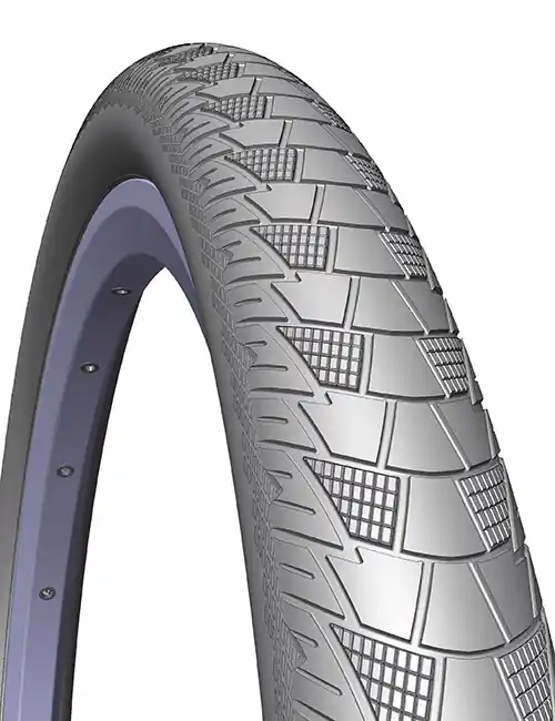 Anvelopa Bicicleta Mitas 26 X 2.00 V99 Cityhopper, Gri, Bulk Bestseller