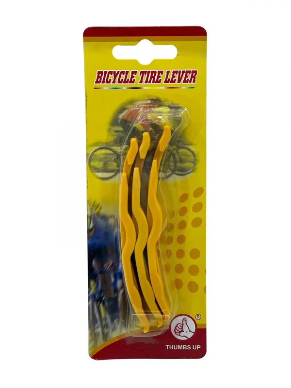 Plată securizată Set 3 leviere plastic, culoare galben