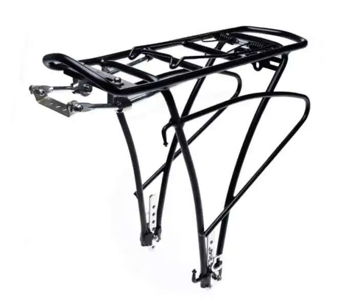 Portbagaj spate biciclete, 24"-28", aluminiu ranforsat, fixare cadru, culoare negru Popular