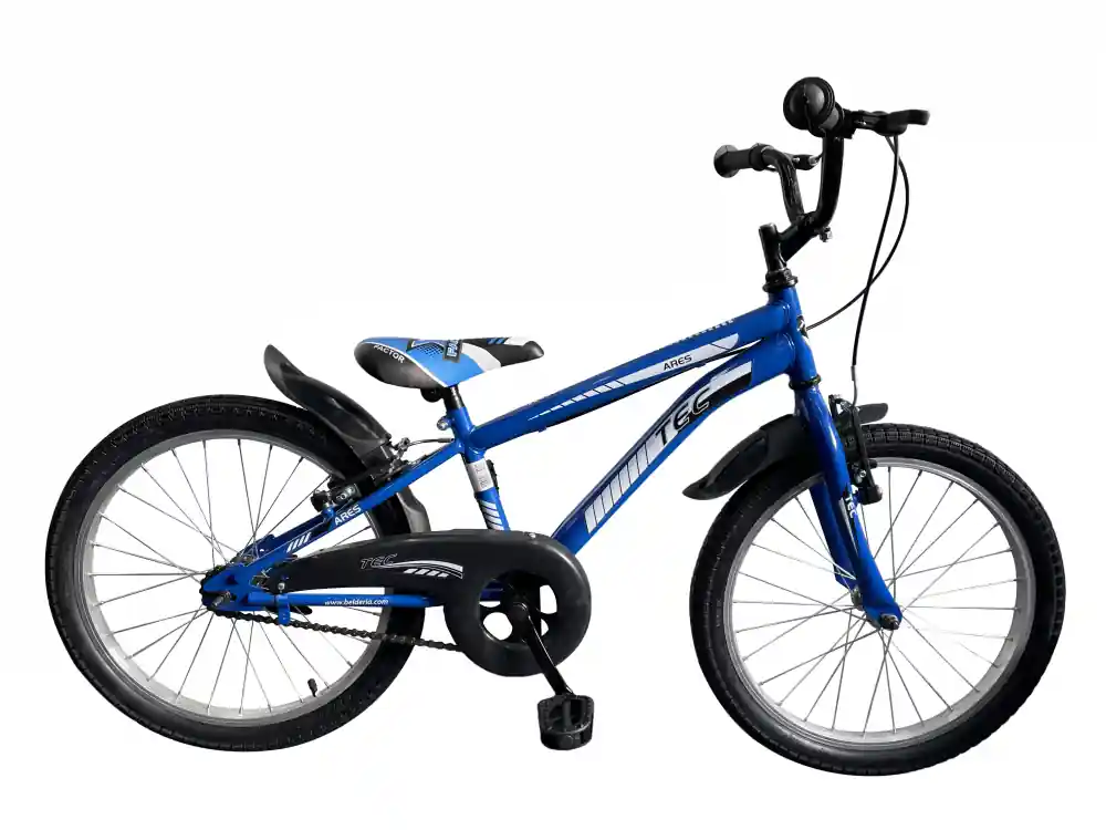 Reducere de preț Bicicleta copii TEC Ares, culoare albastru, roata 20", din otel