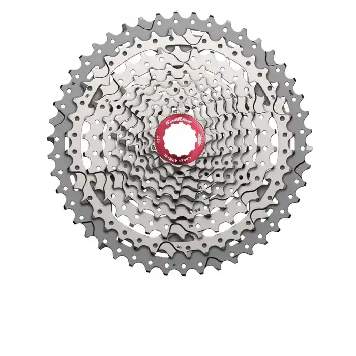 Expediere rapidă Pinion Casetat SUNRACE CSMX3 10v 11-46 T Metallic