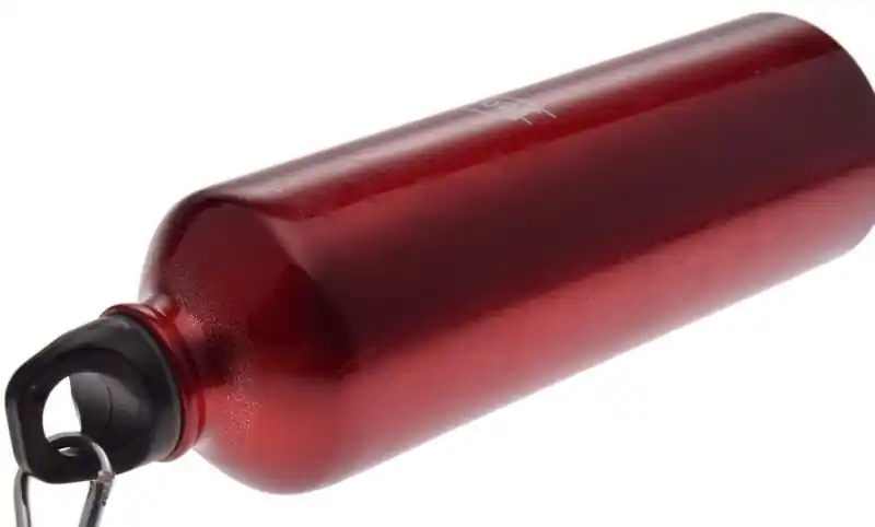 Bidon apa aluminiu, culoare rosu, 750ml Retur ușor