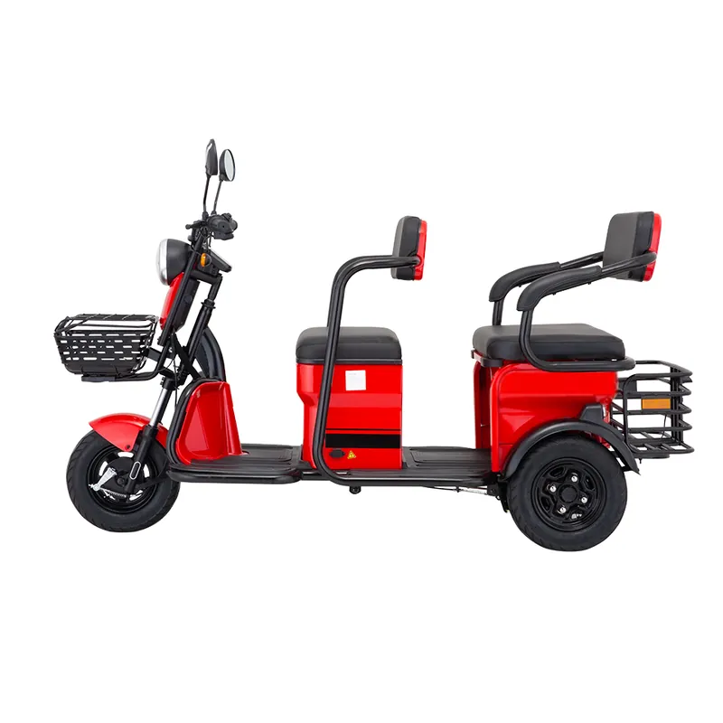 Tricicleta electrica ZTECH ZT-17 cu 2 locuri, motor 1.300W, acumulator 60V, 20Ah, autonomie aprox. 50 km, culoare rosu Vezi acum