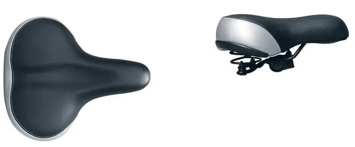 Transport gratuit Sa biciclete AZ-92BF-1A Jet Selle, cu arcuri, culoare negru/argintiu