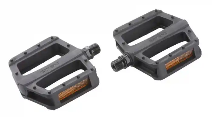 Ultima șansă Pedale EXTEND FORMO Plastic Negru 9/16"