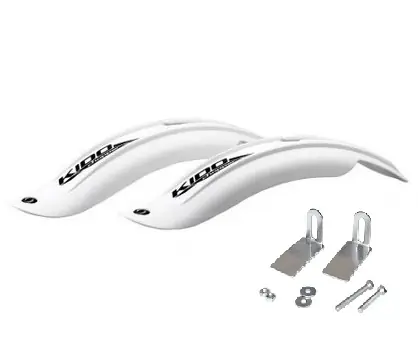 Transport gratuit Set 2 aparatori roti biciclete, Simpla KIDO SDL 16", culoare alb