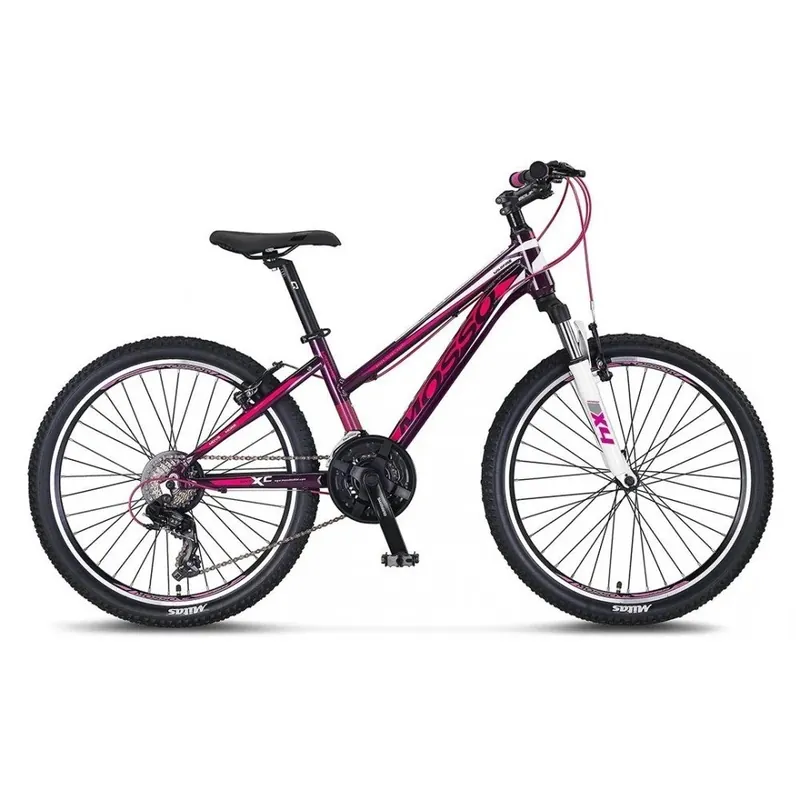 Bicicleta Mosso Wildfire V Lady, roata 26", cadru 16" din aluminiu, culoare violet Retur ușor