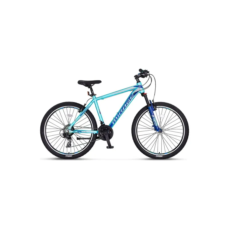 Ofertă limitată Bicicleta MTB Umit Mirage 2D, 21 viteze, culoare turcoaz, roata 24", cadru din aluminiu, frana disc
