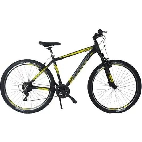 Preț redus Bicicleta MTB Umit Motion, cadru 16" din aluminiu, 21 viteze, roata 27.5", culoare negru/galben