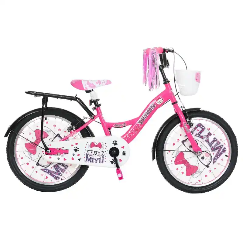 Super ofertă Bicicleta copii Vision Miyu, culoare roz/alb, roata 20", cadru din otel