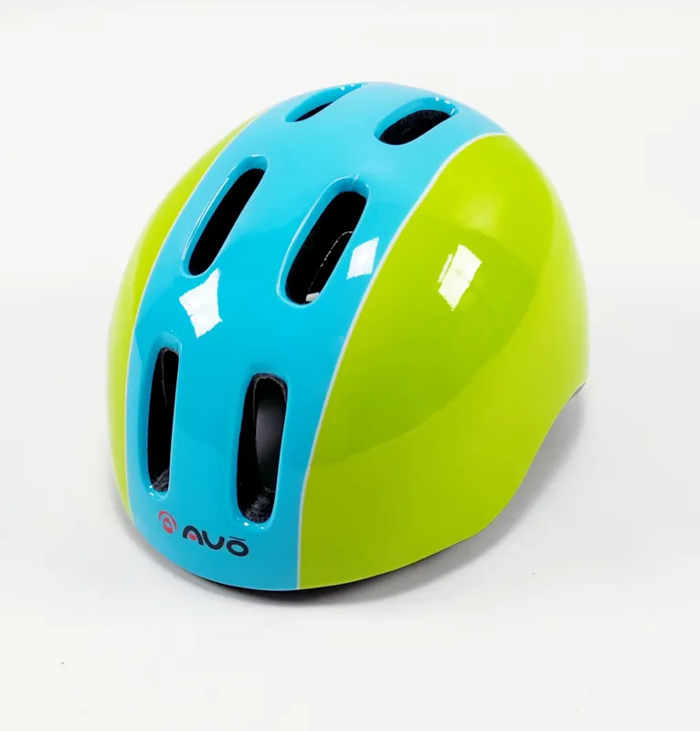 Casca biciclisti AVO-88, marime M (55-59 cm), culoare verde/albastru Ofertă limitată