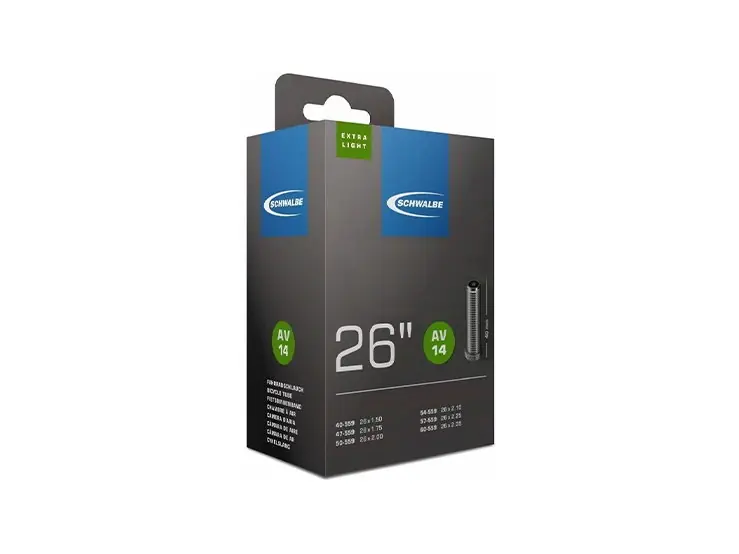 Vezi acum Camera SCHWALBE Extra Light AV14 26'' (40/60-559) IB AGV 40mm