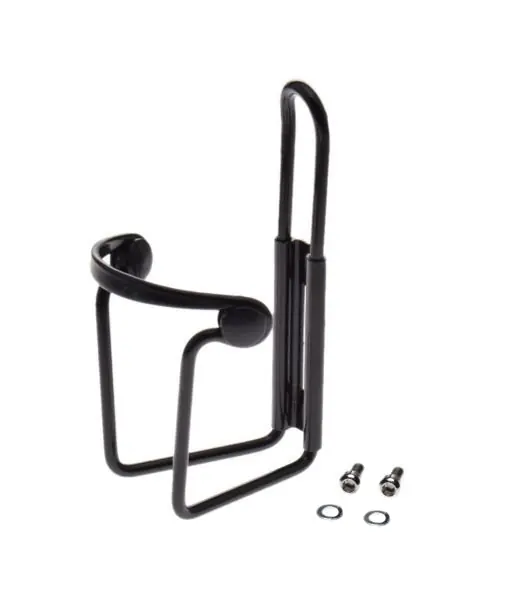 Suport bidon apa, din aluminiu, antivibratii, greutate 73 g, culoare negru Plată sigură