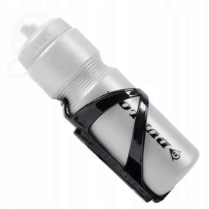 Bidon argintiu si suport negru, DUNLOP, capacitate 750ml Promoție