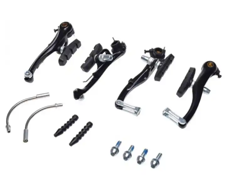 Livrare expres Set frane v-brake, fata-spate, culoare negru