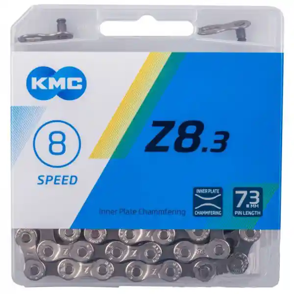 Transport gratuit Lant transimisie bicicleta Kmc Z8.3 1/2" X 3/32" 114L, 8 viteze