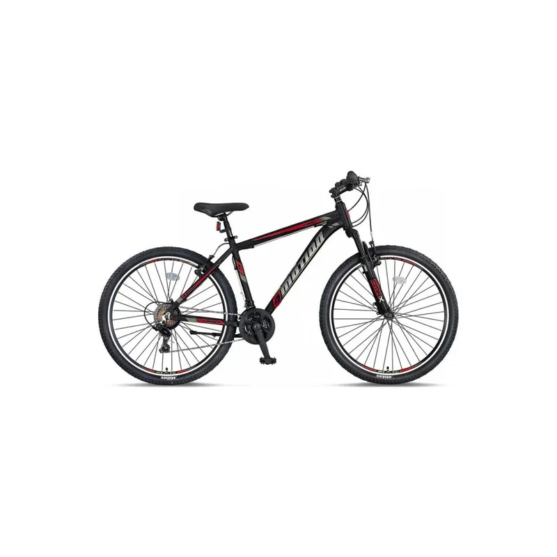 Bicicleta MTB Umit Motion, cadru 16" din aluminiu, 21 viteze, roata 26", culoare negru/rosu Plată securizată