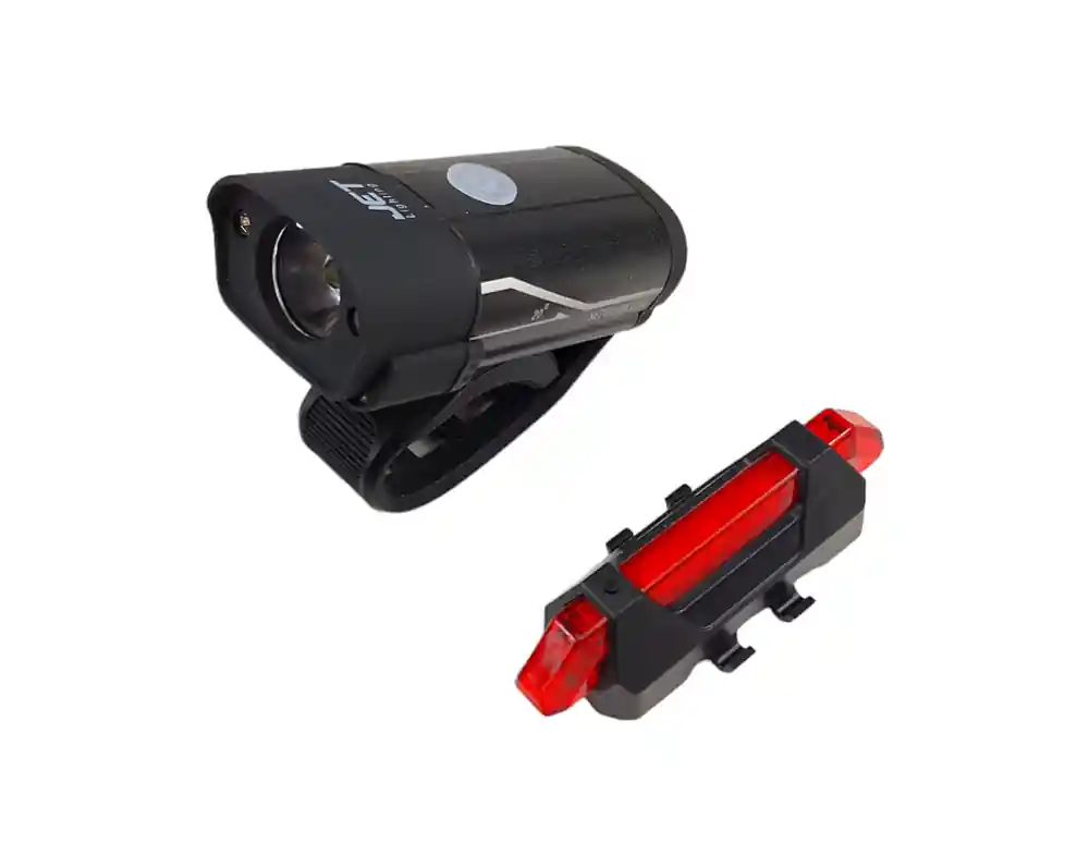 Cel mai bun preț Set far fata/spate biciclete 110C, cu fir pentru dinam in butuc