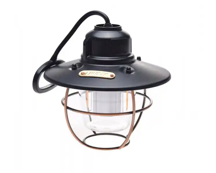 Ofertă Lampa camping Retro, culoare negru, incarcare USB, agatatoare, 3 moduri de lumina