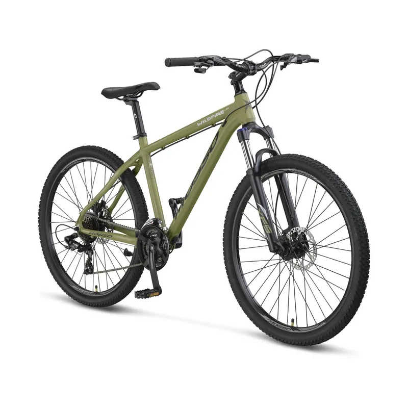 Plată securizată Bicicleta MTB Mosso Wildfire Man Hidraulic, roata 29", cadru 18" din aluminiu, culoare army