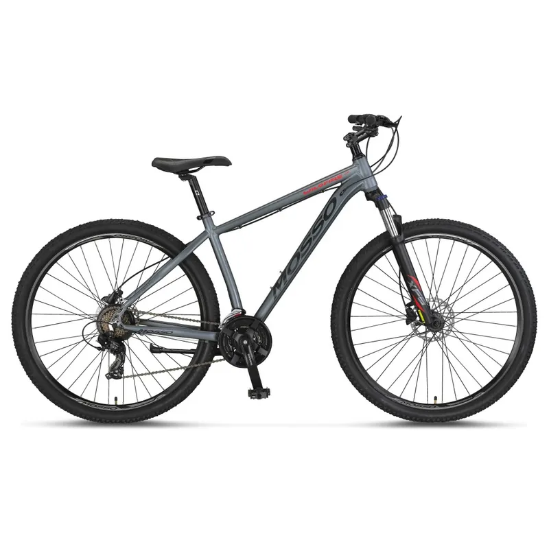 Bicicleta MTB Mosso Wildfire Man Hidraulic, roata 27.5", cadru 16" din aluminiu, culoare gri inchis Livrare gratuită