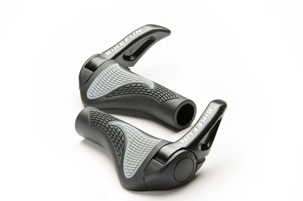 Reducere de preț Mânere Bikefun Ergo 2TONE Lock On coarne integrate 130mm - Gp-3