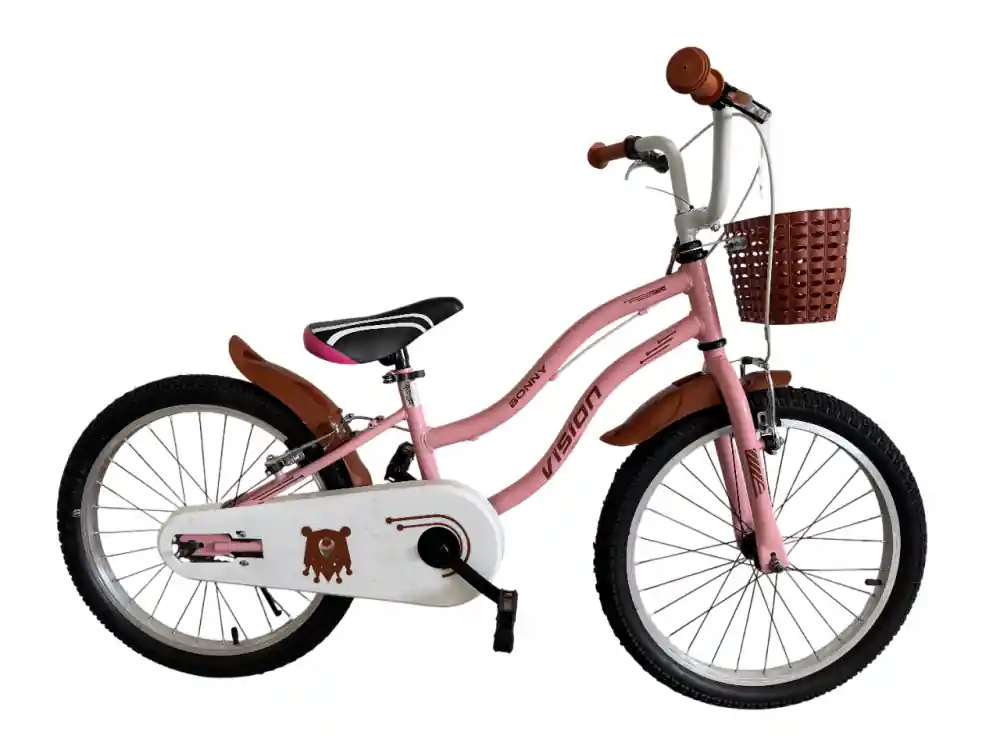 Reduceri Bicicleta copii Vision Bonny, culoare roz, roata 20", cadru din otel