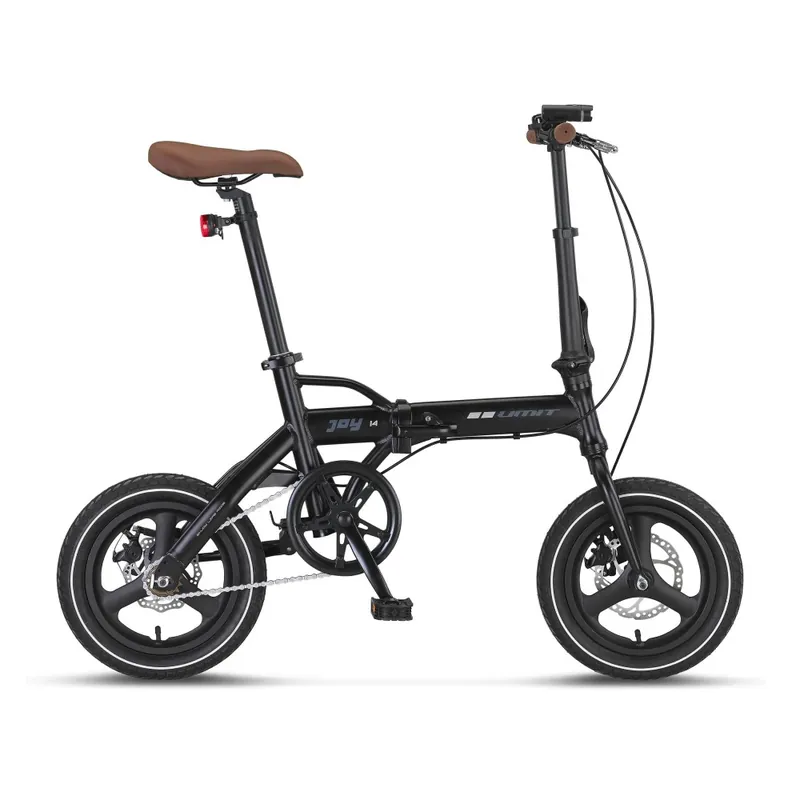 Bicicleta Joy 2D, pliabila cadru aluminiu, roata 14", frana pe disc, culoare negru Ofertă de sezon
