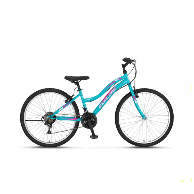 Bicicleta MTB UMIT Explorer Lady, culoare turcoaz, roata 26", cadru din otel Cumpără online