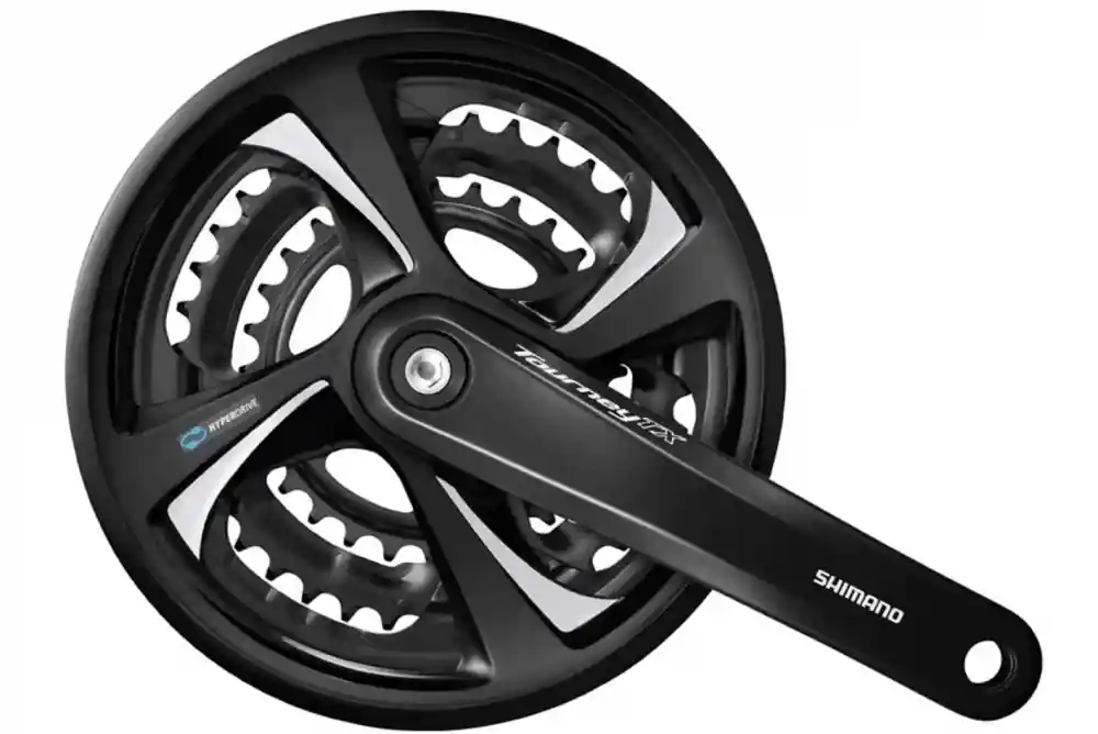 Ultima șansă Angrenaj pedalier SHIMANO Tourney FC-TX801, brat 170mm, 48-38-28T