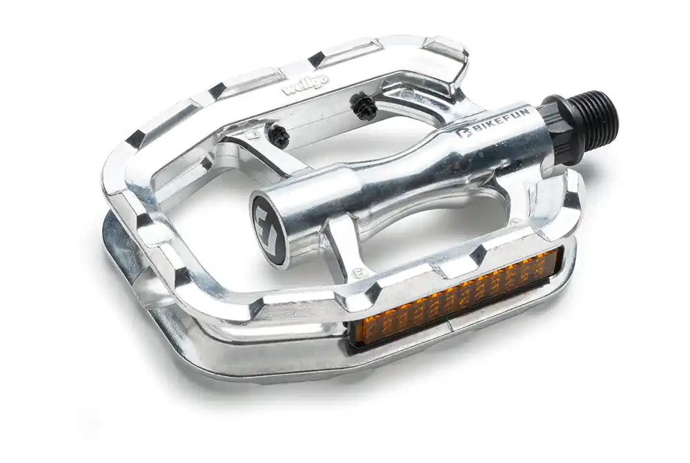 Pedale Bikefun Sole Trekking corp unic alu argintiu - C336Sil Preț mic
