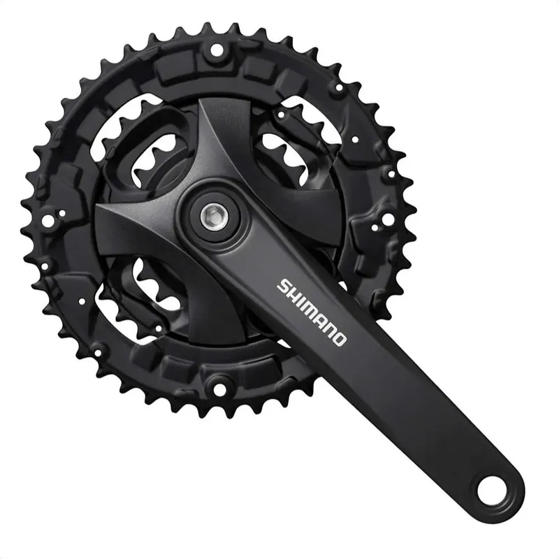 Angrenaj Pedalier Shimano Altus Mt101 - 3×9, 40x30x22T, Brat 175 mm, Negru Preț promoțional