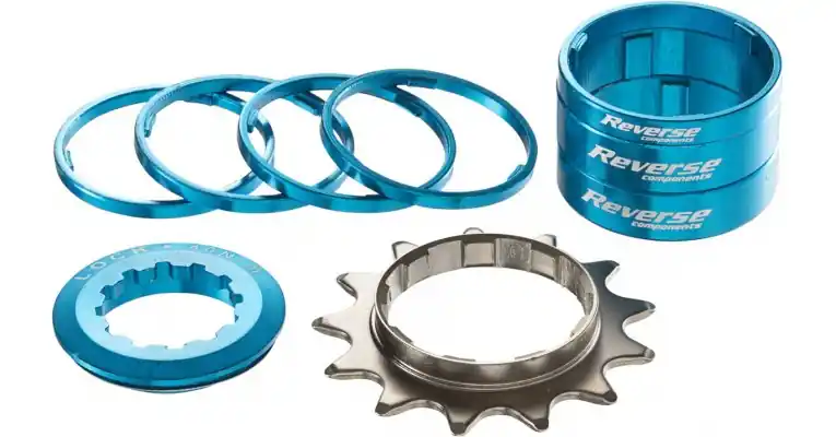 Ultima șansă Kit single speed Reverse 13T albastru deschis