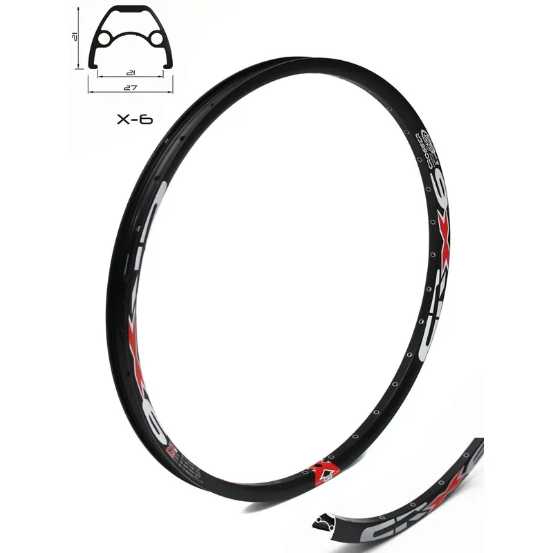 Calitate înaltă Janta CROSSER X6 27.5" 36H Negru - capsata