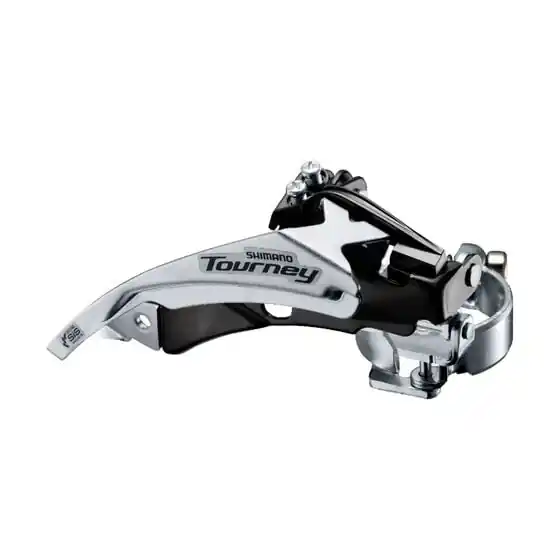 Schimbator fata 3x6/7 viteze Shimano Tourney AFDTY500TSM6, 42T, Top Swing, argintiu Popular