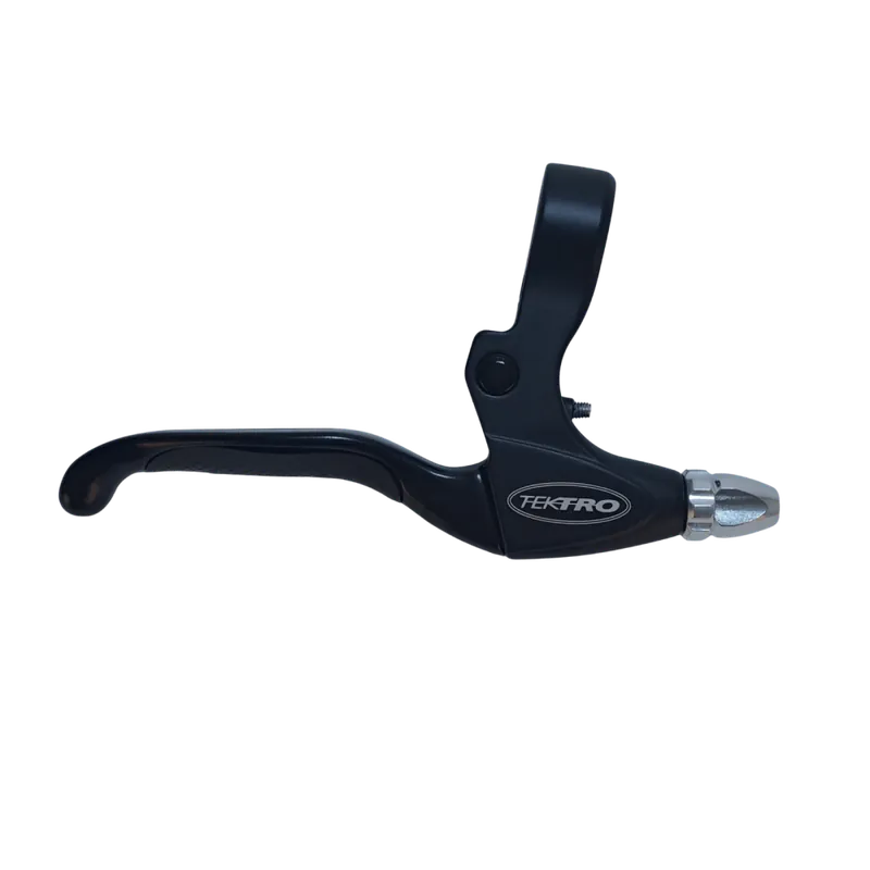 Lichidare de stoc Maneta frana dreapta TEKTRO CL530-TS-R, twist grip, vbrake, 4 degete, aluminiu, negru-argintiu