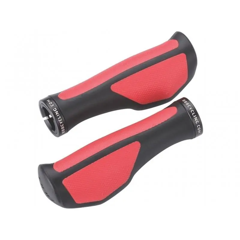 BBB mansoane ErgoFix 132 mm negru/rosu Preț promoțional