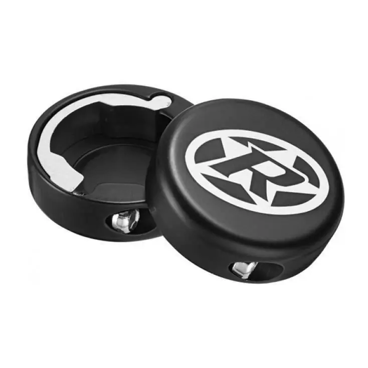 Calitate înaltă Capete ghidon Reverse lock-on aluminiu negre