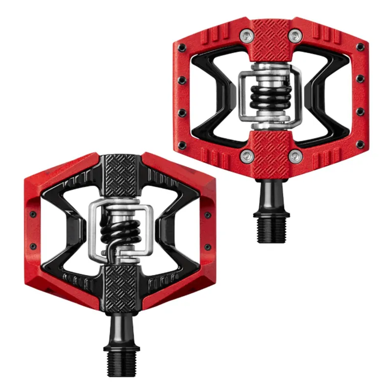 Disponibil imediat PEDALE CRANK BROTHERS DOUBLESHOT 3 rosu