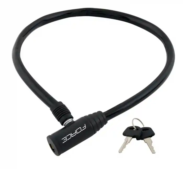 Antifurt bicicleta Force Eco 700/8 mm negru Cel mai vândut