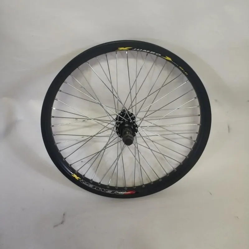 Roata spate 20'' BMX Jumbo butuc Novatec rulm 48h Plată securizată