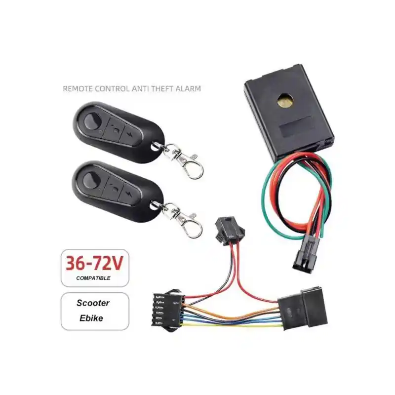 Livrare expres Alarma cu telecomanda pentru trotineta/bicicleta electrica 36/72V