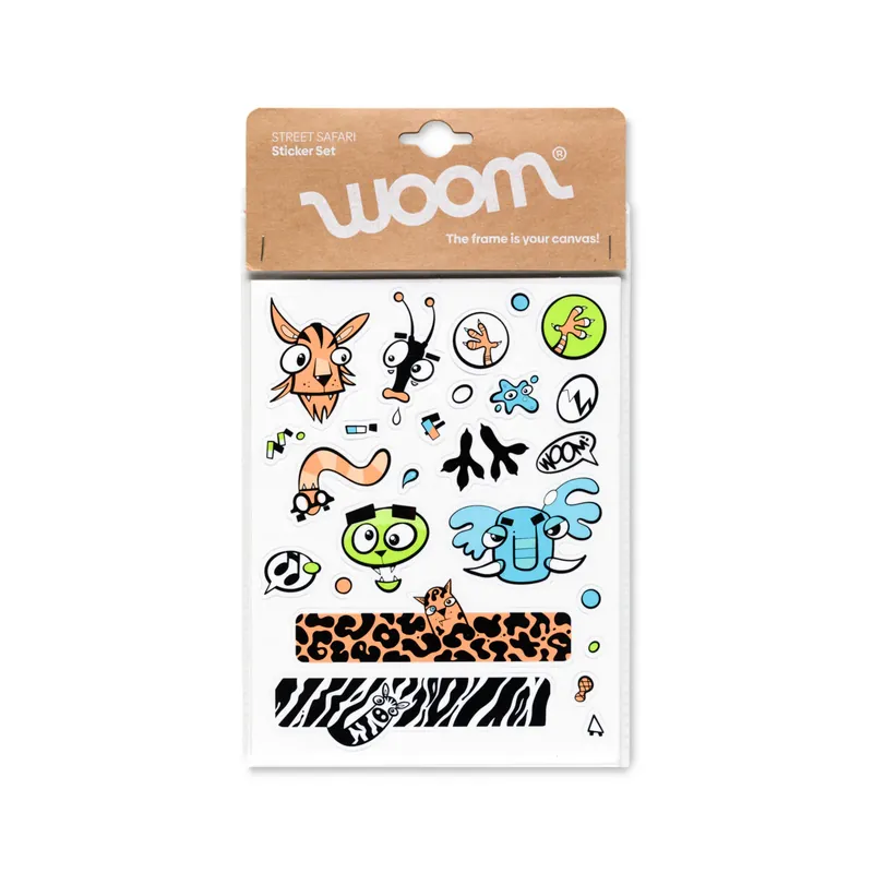 STICKERE BICICLETE COPII WOOM STREET SAFARI Reducere de preț