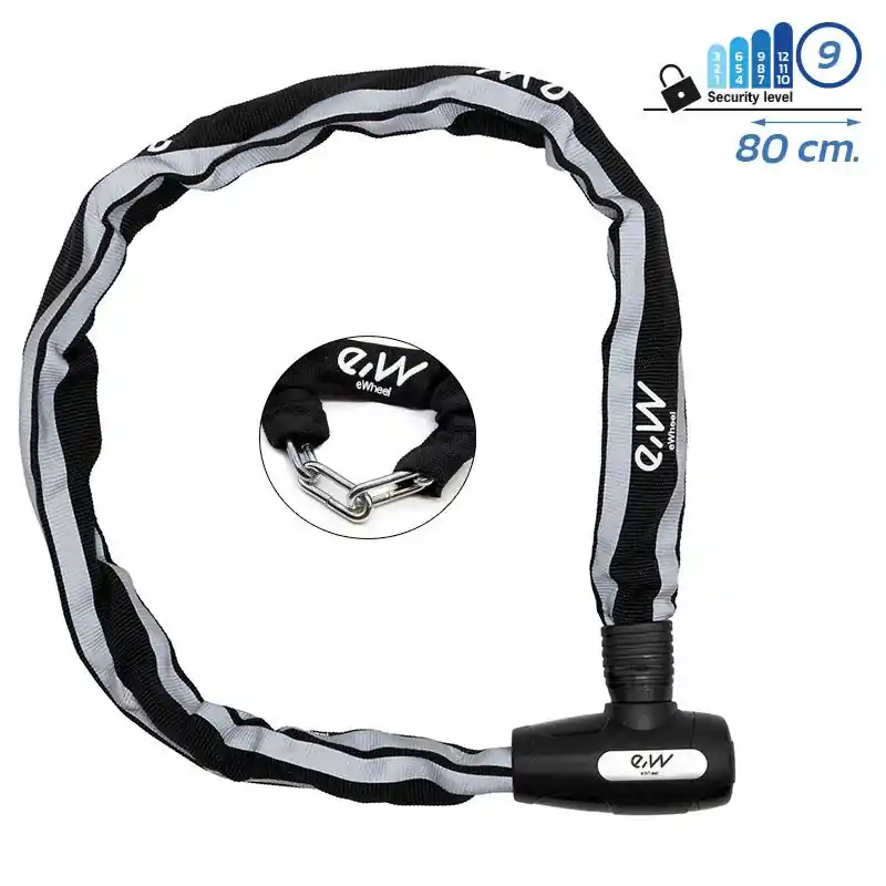 Antifurt cu lant EWLK018 pentru biciclete si trotinete Preț mic