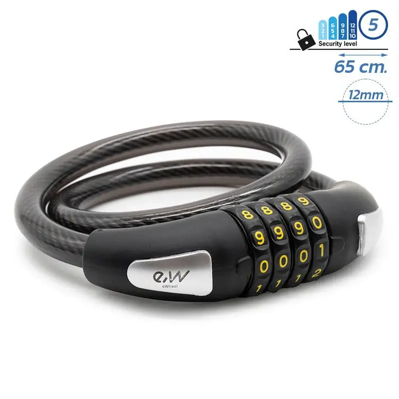 Antifurt cu cifru pentru trotineta/bicicleta EWLK012 Popular